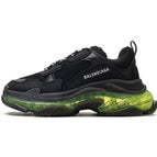 Black and green air cushion