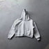 S / Flower ash pullover sweatshirt