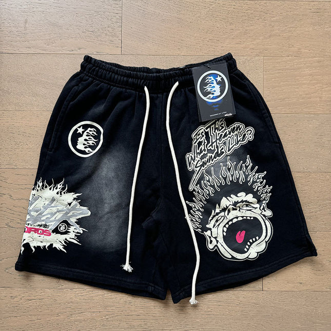 Saint Vintage shorts, cropped pants, high street baggy trousers