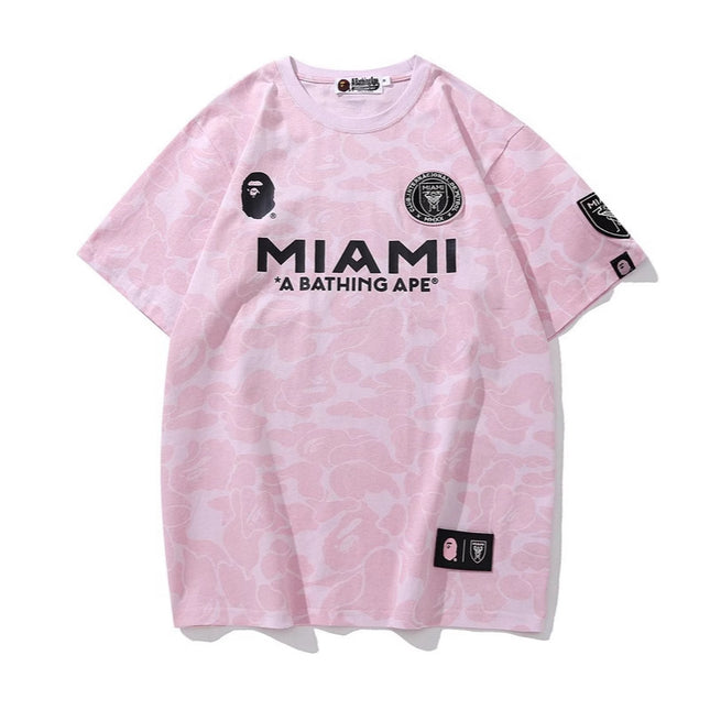 Short sleeve ape crew neck T-shirt
