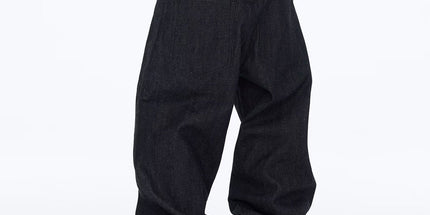 Retro jeans men's street casual wide-leg pants