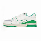 White and green
