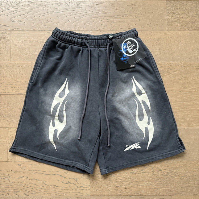 Saint Vintage shorts, cropped pants, high street baggy trousers