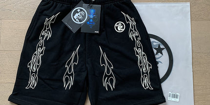Saint Vintage shorts, cropped pants, high street baggy trousers