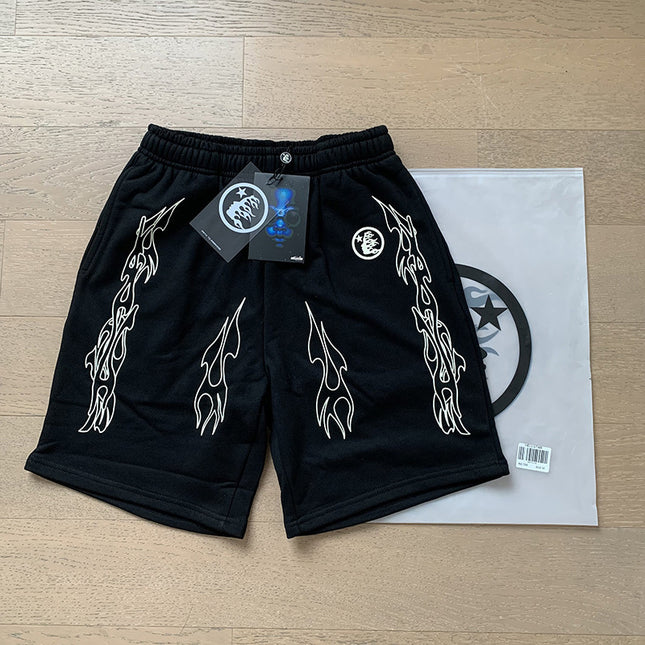 Saint Vintage shorts, cropped pants, high street baggy trousers