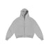 S / Gray cardigan sweatshirt