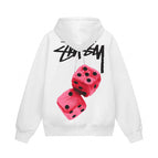 White [red dice]