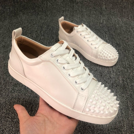Cross-border 2026 New Unisex Couple Sports Casual White Sneakers Rited Suede Lace-up Flat Sneakers Summer Sneakers
