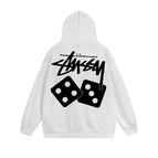 711 white pom-top design