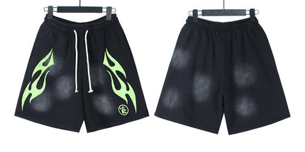 Saint Vintage shorts, cropped pants, high street baggy trousers