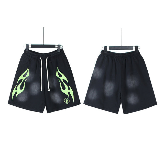 Saint Vintage shorts, cropped pants, high street baggy trousers