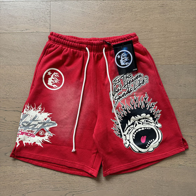 Saint Vintage shorts, cropped pants, high street baggy trousers
