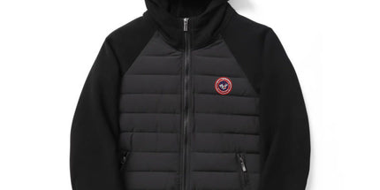 hooded warm and thickened jacket for men