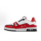 L8 Empty Rubber Trendy Sneakers - Red Crocodile