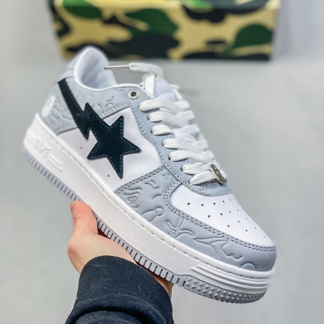 BAPE Patent Casual Shoes Sneakers