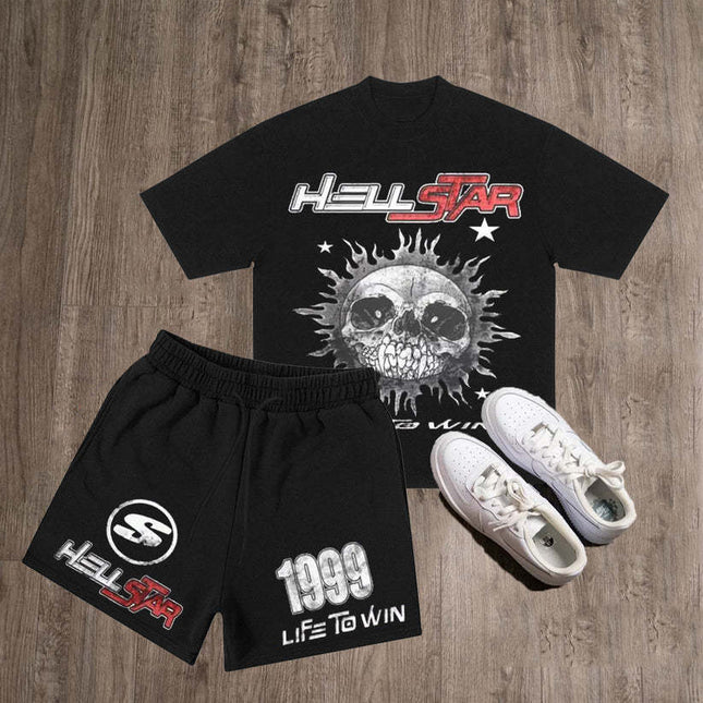 Crew Neck T-Shirt & Shorts Set