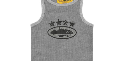 Basic LOGO Crew Neck Sleeveless Vest T-Shirt