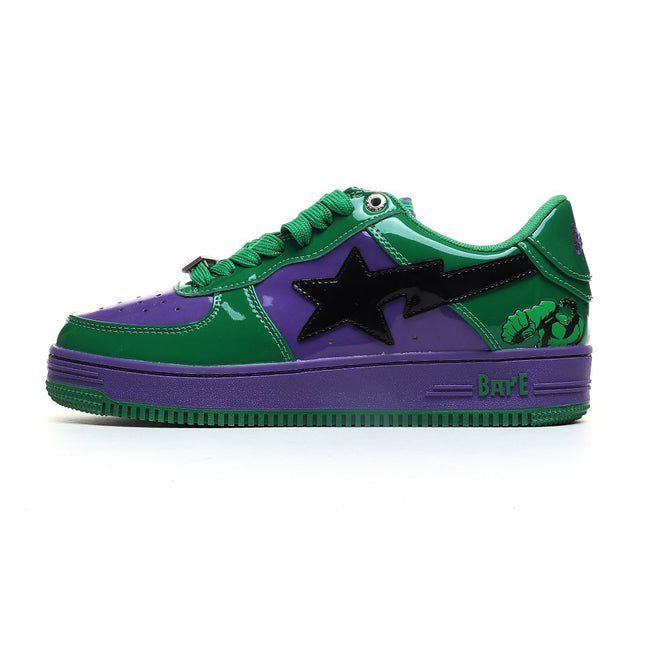 BAPE Patent Casual Shoes Sneakers