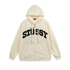 714 milky white zip-up shirt