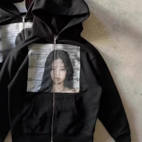 Y2K sweatshirt Harajuku jacket gothic style for men and women