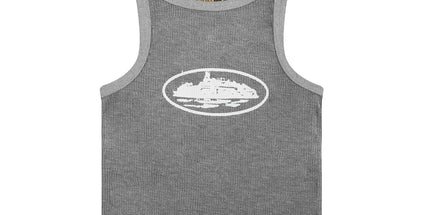 Basic LOGO Crew Neck Sleeveless Vest T-Shirt