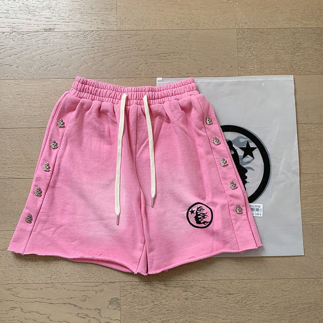 Saint Vintage shorts, cropped pants, high street baggy trousers