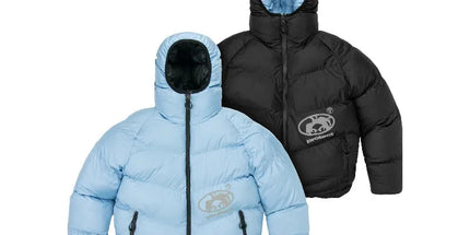 Y2K PROTECT Down Jacket – Reversible Hooded Couples Puffer Streetwear Unisex Mldrip