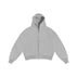 Gray zipper hoodie