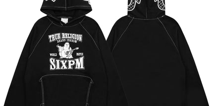 6PM Drill Embroidered Hoodie Set 2003 Black Mldrip