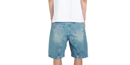 Retro Embroidered Denim Shorts Mldrip