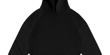 Y2K Retro Streetwear Hoodie Set Black hoodie Mldrip