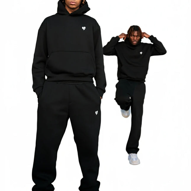 Y2K Men’s Streetwear Set – Retro Harajuku Sportswear Outfit