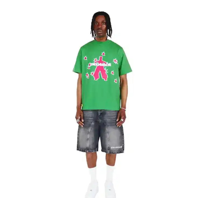 Retro Embroidered Denim Shorts Mldrip