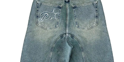 Retro Embroidered Denim Shorts Mldrip