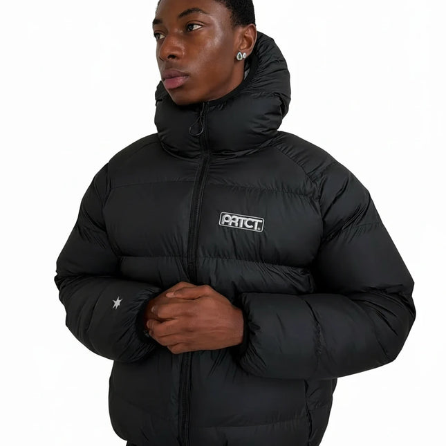 Unisex Winter Down Coat – Warm Hooded Solid Color Streetwear Mldrip