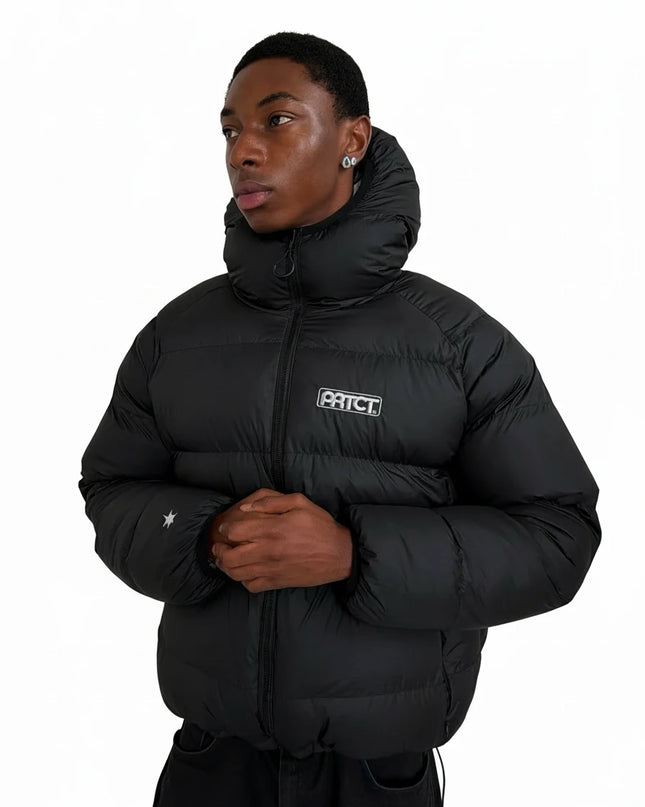 Unisex Winter Down Coat – Warm Hooded Solid Color Streetwear Mldrip