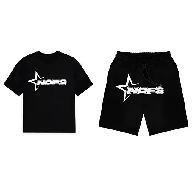 Streetwear T-Shirt & Shorts Set TZ02-Hei Mldrip