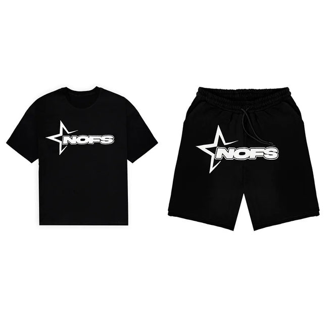 Streetwear T-Shirt & Shorts Set TZ02-Hei Mldrip