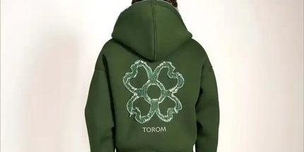 Embroidered Zip Hoodie & Pants Set Men Streetwear 2-Piece Tracksuit Mldrip