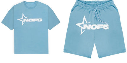 Streetwear T-Shirt & Shorts Set TZ02-TianLan Mldrip