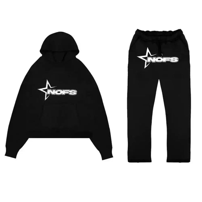 Y2K Gothic Streetwear Hoodie Set Mldrip