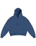 Blue zipper hoodie