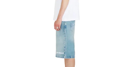 Retro Embroidered Denim Shorts Mldrip