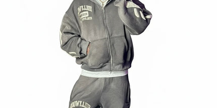 Unisex Loose Fit Y2K Streetwear Hoodie – Letter Print Hip Hop Sweatshirt