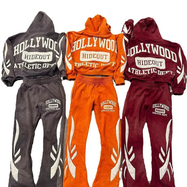 Unisex Loose Fit Y2K Streetwear Hoodie – Letter Print Hip Hop Sweatshirt