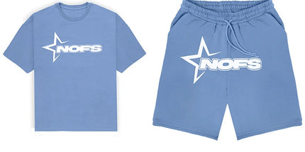 Streetwear T-Shirt & Shorts Set TZ02-Lan Mldrip