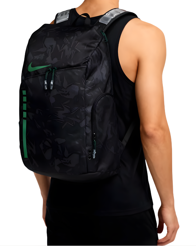 Elite Backpack Black Green – main product image