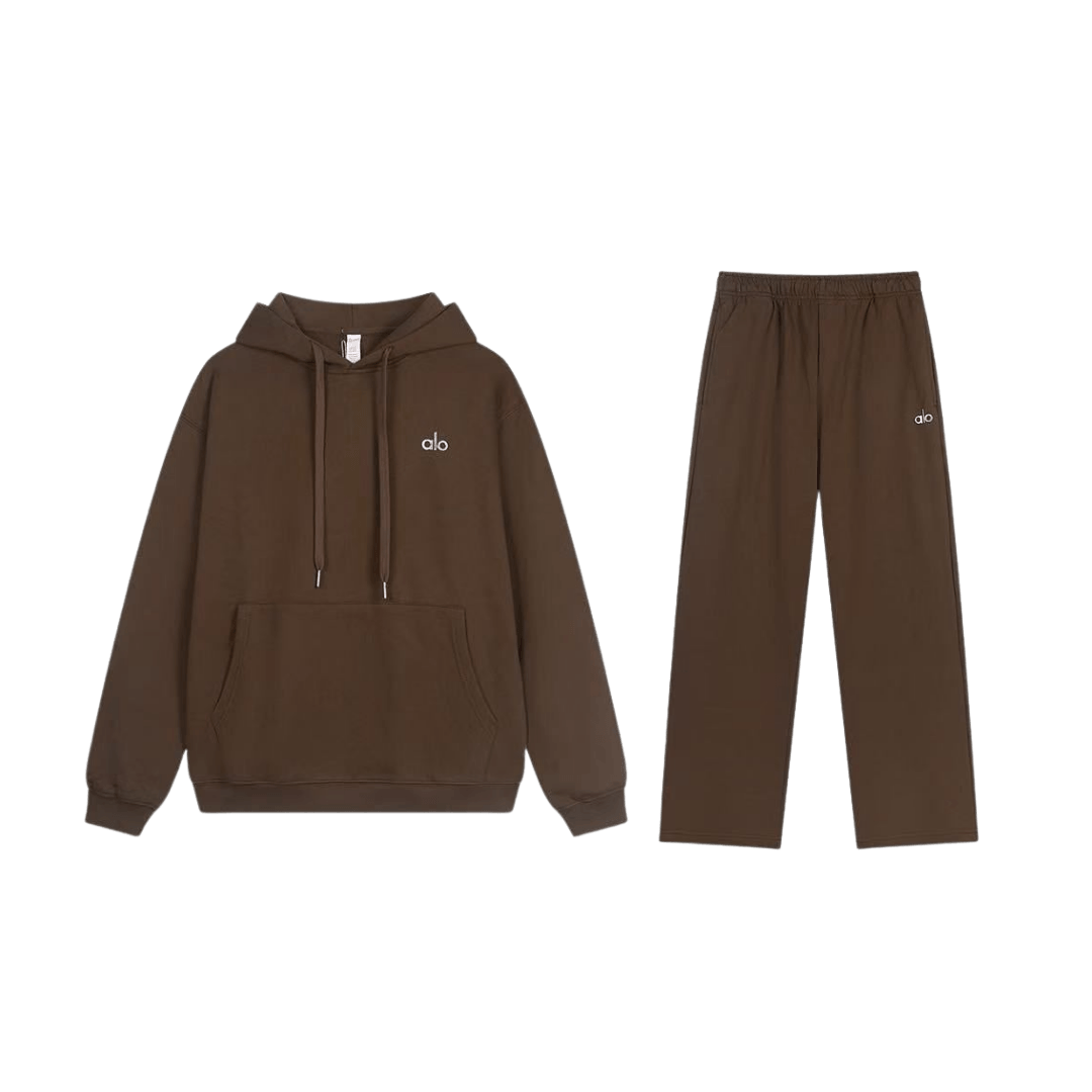Alo Accolade Full Tracksuit Espresso