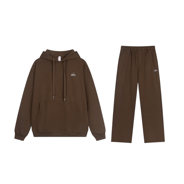 Alo Accolade Full Tracksuit Espresso