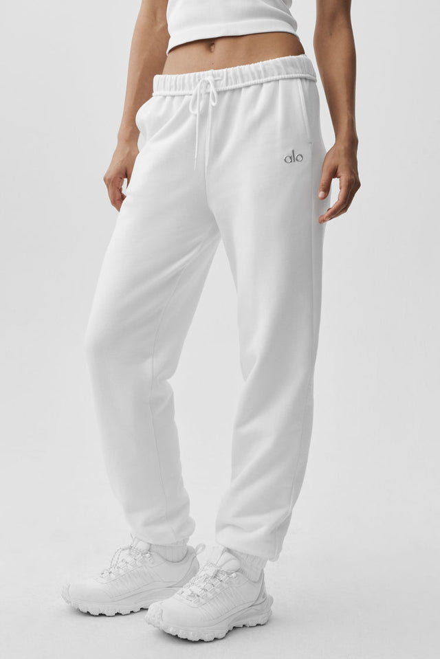 Alo Accolade Sweatpants White